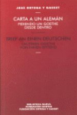 Carta a un alemán pidiendo un Goethe desde dentro = Brief an einen deutschen = Um einen Goethe von i