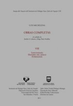 Luis Michelena. Obras completas. VIII. Lexicografía. Historia del léxico. Etimología