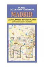 Plano callejero turístico de Madrid