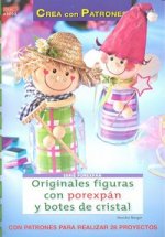 Serie Porexpán nº 2. ORIGINALES FIGURAS CON POREXPÁN Y BOTES DE CRISTAL