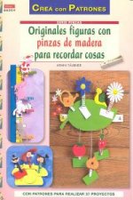 ORIGINALES FIGURAS CON PINZAS DE MADERA PARA RECORDAR COSAS