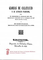 GLORIAS DE CALATAYUD Y SU ANTIGUO PARTIDO