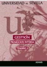 Gestión de la Universidad de Sevilla, promoción interna, personal y gestión económica. Temario 3