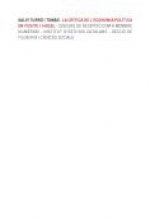 La crítica de l'economia política en Fichte i Hegel