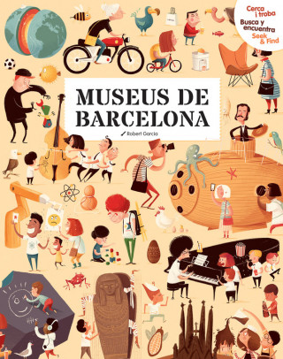 Cerca i troba, Busca y encuentra, Seek & Find. Museus de Barcelona