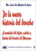 NUEVA HISTORIA DEL DERECHO, DE LA