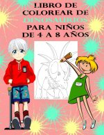 Libro de Colorear de Dinosaurios para Ninos de 4 a 8 anos