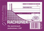 Rachunek A6 dla zwolnione z VATpoziom