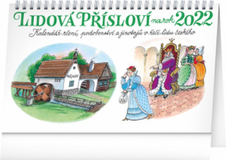 Stolní kalendář Lidová přísloví II. na rok 2022 – Kamila Skopová