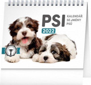 Stolní kalendář Psi – se jmény psů 2022