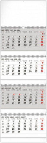 Nástěnný kalendář 4měsíční standard skládací 2022