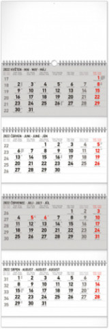 Nástěnný kalendář 4měsíční standard 2022