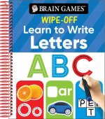 Brain Games Wipe-Off Learn to Write: Letters (Kids Ages 3 to 6)