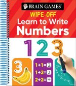 Brain Games Wipe-Off Learn to Write: Numbers (Kids Ages 3 to 6)