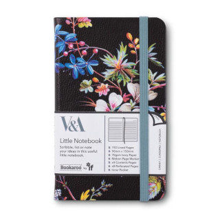 V & A Bookaroo Journal A6 Kilburn Black Floral