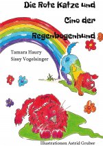 Die rote Katze und Cino der Regenbogenhund