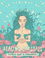 Healing Crystals Coloring Book