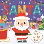Jolly Santa: Finger Puppet Board Book