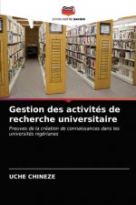 Gestion des activites de recherche universitaire