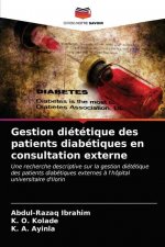 Gestion dietetique des patients diabetiques en consultation externe