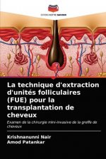 technique d'extraction d'unites folliculaires (FUE) pour la transplantation de cheveux