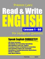 Preston Lee's Read & Write English Lesson 1 - 60 For Hungarian Speakers