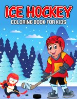Ice Hockey Coloring Book for Kids