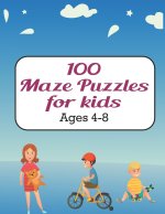100 Maze Puzzles for Kids ages 4-8