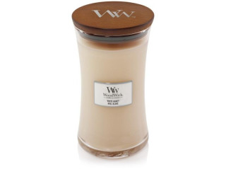 WoodWick White Honey svíčka váza 609g