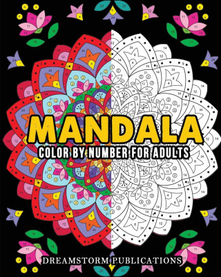 Mandala Color by Number for Adults