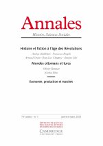 Annales. Histoire Sciences Sociales, n° 1/2021 - Histoire et