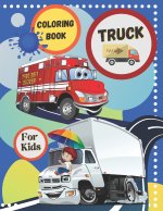 Truck Coloring Book For Kids