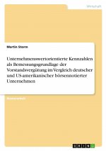 Unternehmenswertorientierte Kennzahlen als Bemessungsgrundlage der Vorstandsvergütung im Vergleich deutscher und US-amerikanischer börsennotierter Unt