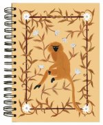 LIBRETA A5 TAPA DURA BRIANDA LANGUR DORADO