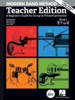 Modern Band Method - Teacher Edition: A Beginner's Guide for Group or Private Instruction