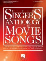 The Singer's Anthology of Movie Songs: Men's Edition - A Collection of Classic and Contemporary Songs Originally Featured in Films in Authentic Arrang