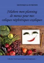 J'elabore mon planning de menus pour mes coliques nephretiques oxaliques