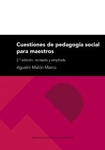 CUESTIONES DE PEDAGOGIA SOCIAL PARA MAESTROS