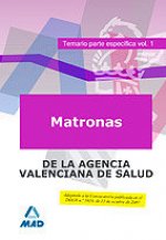 MATRONAS DE LA AGENCIA VALENCIANA DE SALUD. TEMARIO PARTE ES