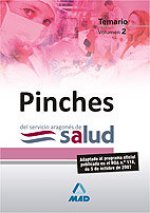 PINCHES DEL SERVICIO ARAGONES DE SALUD. TEMARIO. VOLUMEN II