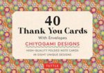 Chiyogami Designs, 40 Thank You Cards with Envelopes