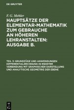 Grundzuge Und Anwendungen Differentialrechnung in Engster Verbindung Mit Graphischer Darstellung Und Analytische Geometrie Der Ebene