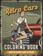 Retro Cars Coloring Book