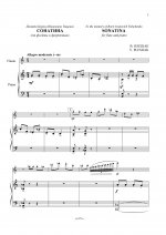 Сонатина для флейты и фортепиано. Клавир и партия