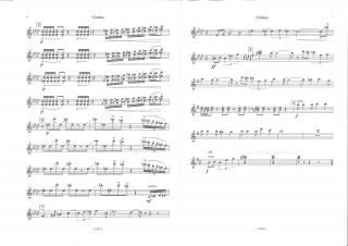 Hommage à Astor Piazzolla. Две транскрипции танго для скрипки, контрабаса, фортепиано и бандонеона. Партитура и партии