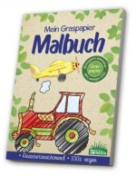 Malbuch Graspapier - Fahrzeuge
