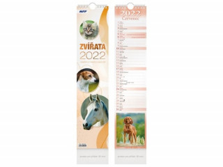 Vázankový Zvířata 2022 - nástěnný kalendář