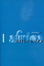 JOURNAL DES AFRICANISTES, TOME 90, N 2/2020