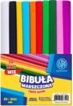 Bibuła marszczona Astra 25x200 cm mix 10 kolorów
