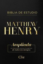 Rvr Biblia de Estudio Matthew Henry, Leathersoft, Negro, Con Índice